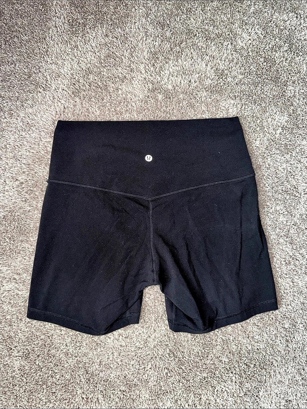Lululemon Align High-Rise Short 6" Black Bike Shorts